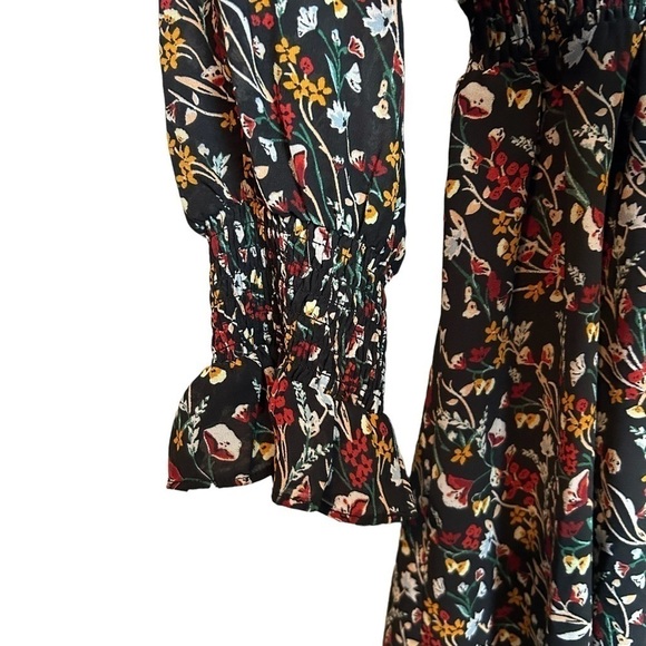 Rachel Rachel Roy Key Hole Floral Fully Lined Fit & Flare Dress - Picture 5 of 15